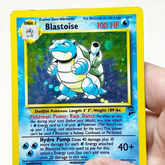 2000 Blastoise Pokémon Card Holographic Rare Base - Picture 11 of 12